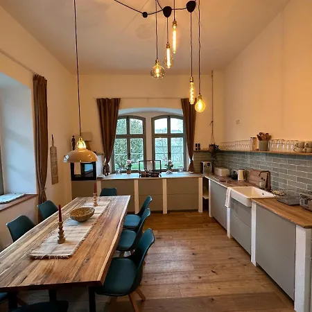 Ferienwohnung Hortensie Rittergut Schloss Zehista Gutshaus Pirna Exterior foto